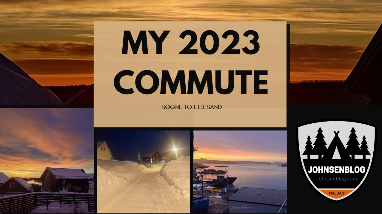 My 2023 Daily Commute in the South of Norway