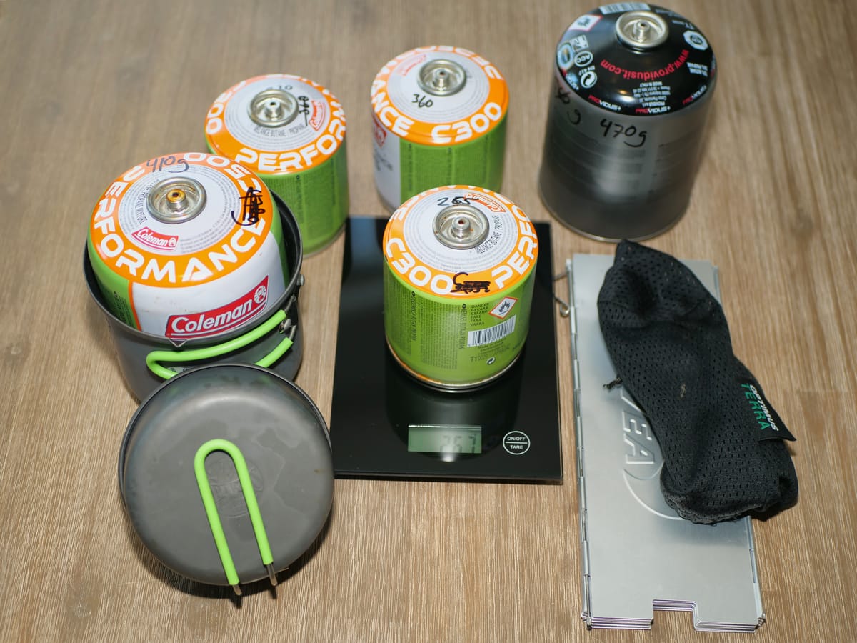 Skriv vekt på gass boksen.